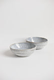 Titanium Triple-Stack Carved Medium Bowl