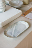 Titanium Rounded Carved Platter