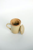 Sandstone Tea Mug with Strainer