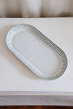 Titanium Rounded Carved Platter