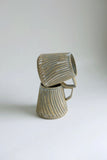 Titanium Spiral Carved Mug