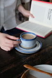 Midnight Blue Cappuccino Cup Set