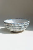 Titanium Triple-Stack Carved Medium Bowl