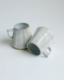 Titanium Fishtail Carved Mug