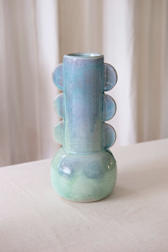 Celadon Triple Handle Vase