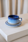 Midnight Blue Cappuccino Cup Set