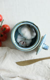 Icicle Garlic Storage Jar