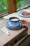 Midnight Blue Cappuccino Cup Set