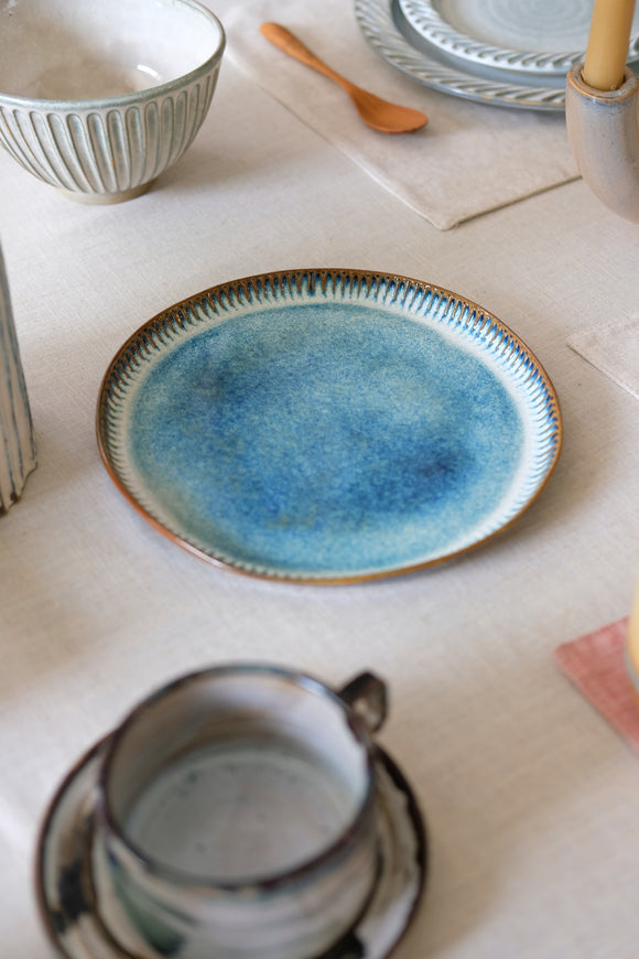 Icicle Carved Medium Plate