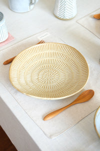Sandstone Carved Medium Dish