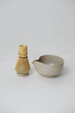 Beige Matcha Bowl Set