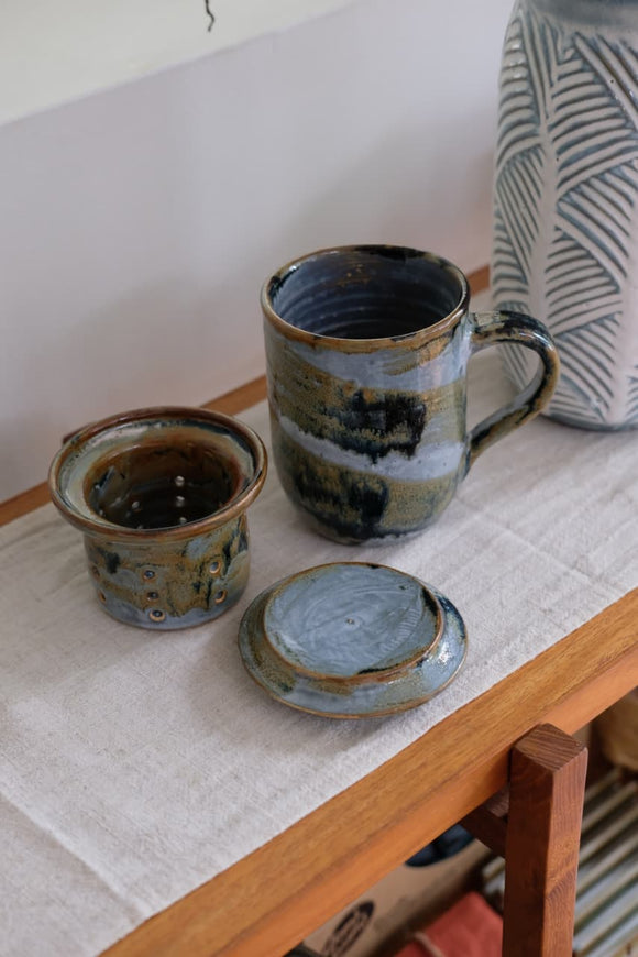 Danube Tea Mug with Strainer