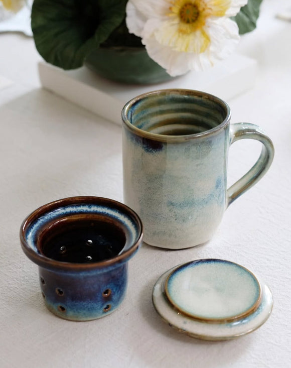 Icicle Tea Mug with Strainer