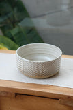 Titanium Fishtail-Carved Shallow Bowl