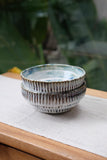 Icicle Triple-Stack Carved Small Bowl