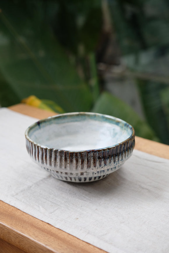 Icicle Triple-Stack Carved Small Bowl