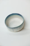 Icicle Carved Shallow Bowl