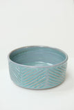 Celadon Medium Fishtail-Carved Shallow Bowl