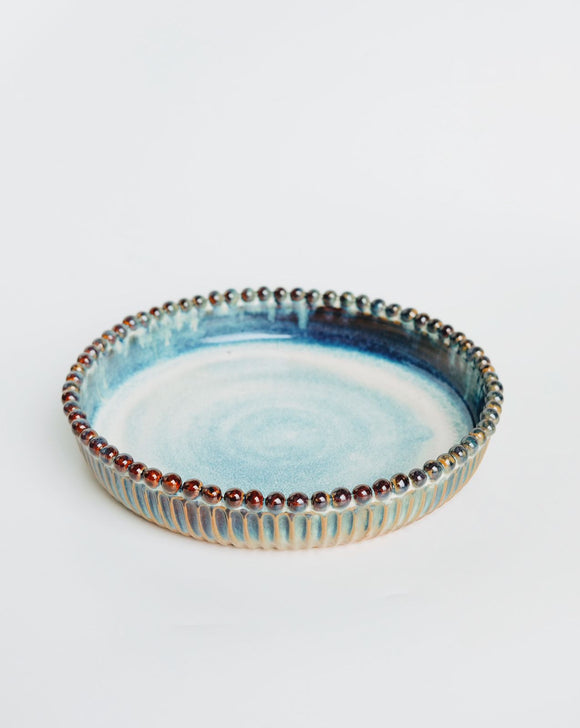 Icicle Pearl-Adorned Plate