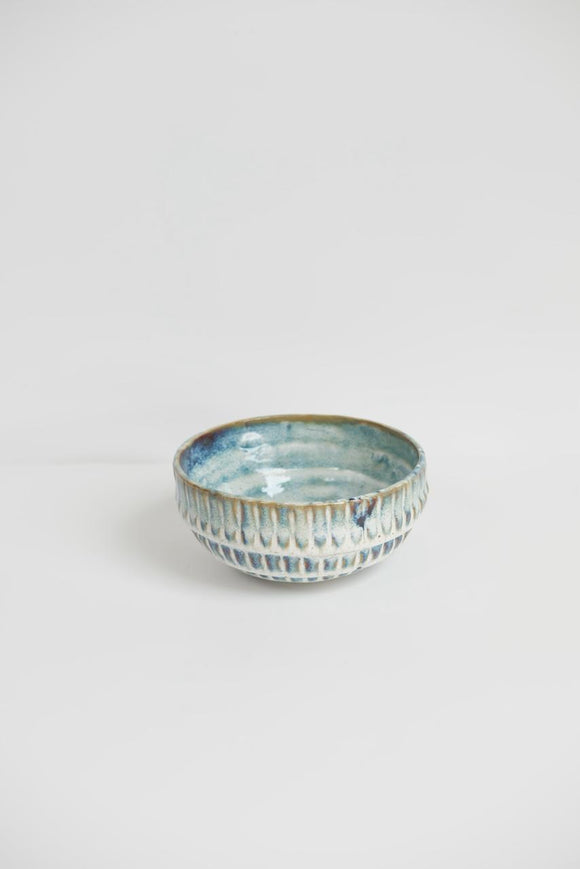 Icicle Triple-Stack Carved Small Bowl