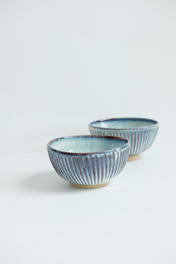 Icicle Medium Carved Bowl