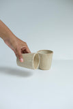 Beige Short Carved Cup