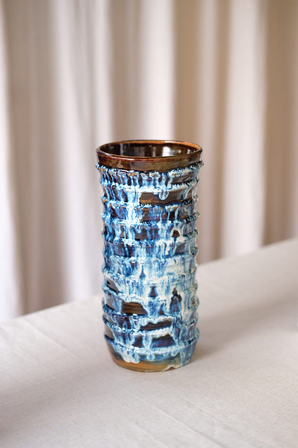 Icicle Large Carved Vase