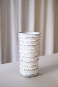 Titanium Large Carved Vase