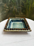 Icicle Pearl-Adorned Small Square Plate