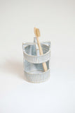 Titanium Carved Toothbrush Holder