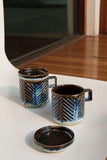 Icicle Fishtail Carved Mug with Lid