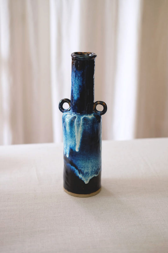 Double Handle Icicle Vase