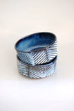 Icicle Fishtail-Carved Shallow Bowl