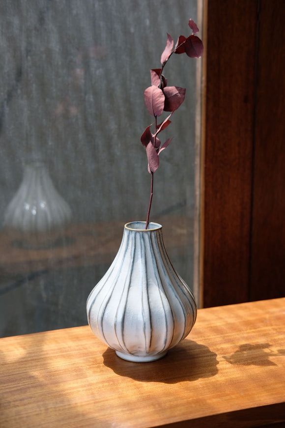 Titanium Tall Onion Small Vase