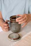 Quail Egg Tea Mug with Strainer