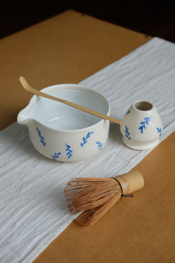 Holiday Special Edition Matcha Bowl Sets: Blue Ivy