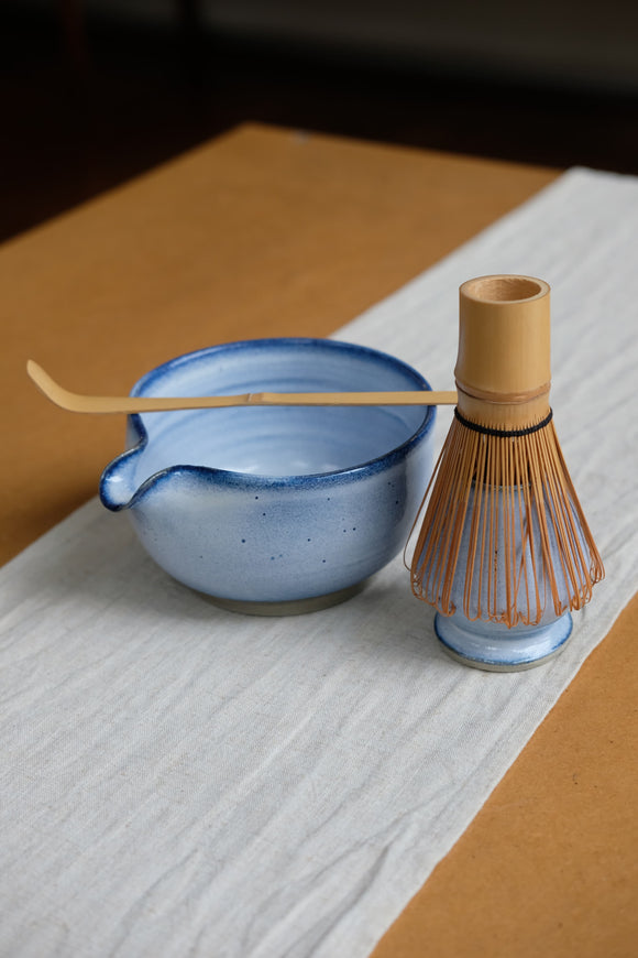 Midnight Blue Matcha Bowl Set