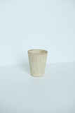 Beige Medium Carved Cup
