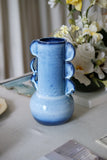 Midnight Blue Triple Handle Vase