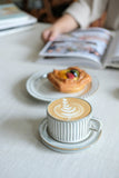 Titanium Carved Cappuccino Cup Set