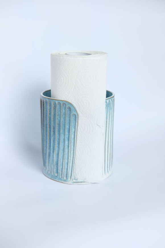 Titanium Carved Paper Towel Holder