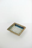 Icicle Pearl-Adorned Small Square Plate