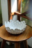 Titanium Coin Shaped Fruit Bowl