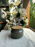 Small Jar With Bamboo Lid