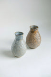 Titanium Small Bulbous Carved Vase