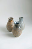 Titanium Small Bulbous Carved Vase