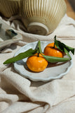 White Extra Small Petal Plate