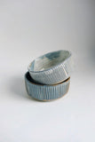 Titanium Carved Shallow Bowl