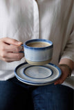 Midnight Blue Cappuccino Cup Set