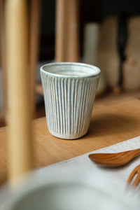 Titanium Short Carved Cup